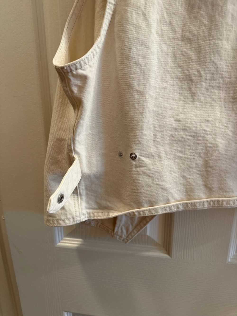 Universal Thread Cream Button-Front Vest - Picture 4 of 4
